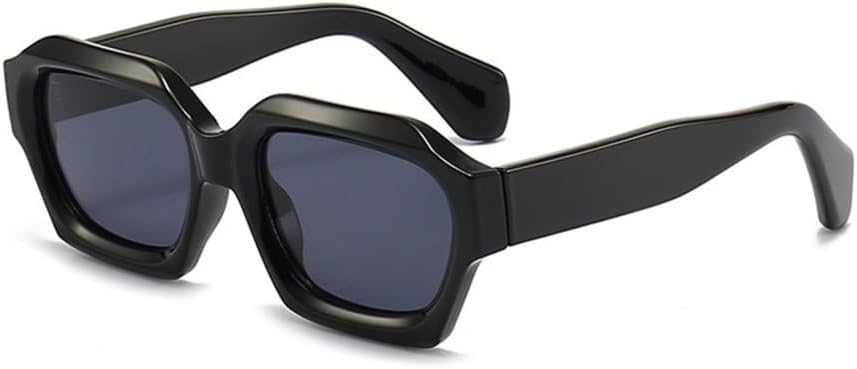 

Солнцезащитные очки неправильной формы для мужчин и женщин, модные мужские очки в стиле ретро, ​​многоугольные солнцезащитные очки для женщин, защита от ультрафиолета UV400 TYUVIVO, Sand Black