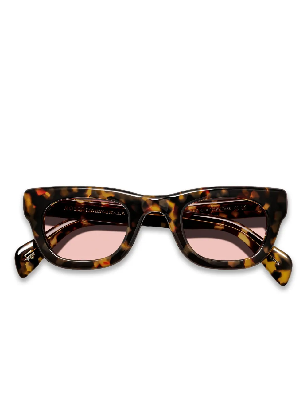 

Солнцезащитные очки Spilkes в квадратной оправе Moscot, коричневый