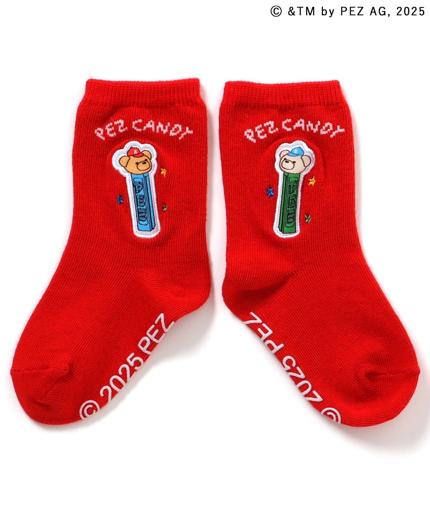 Эксклюзивные носки PEZ*tiny bear для онлайн-продажи Apres les cours, Red