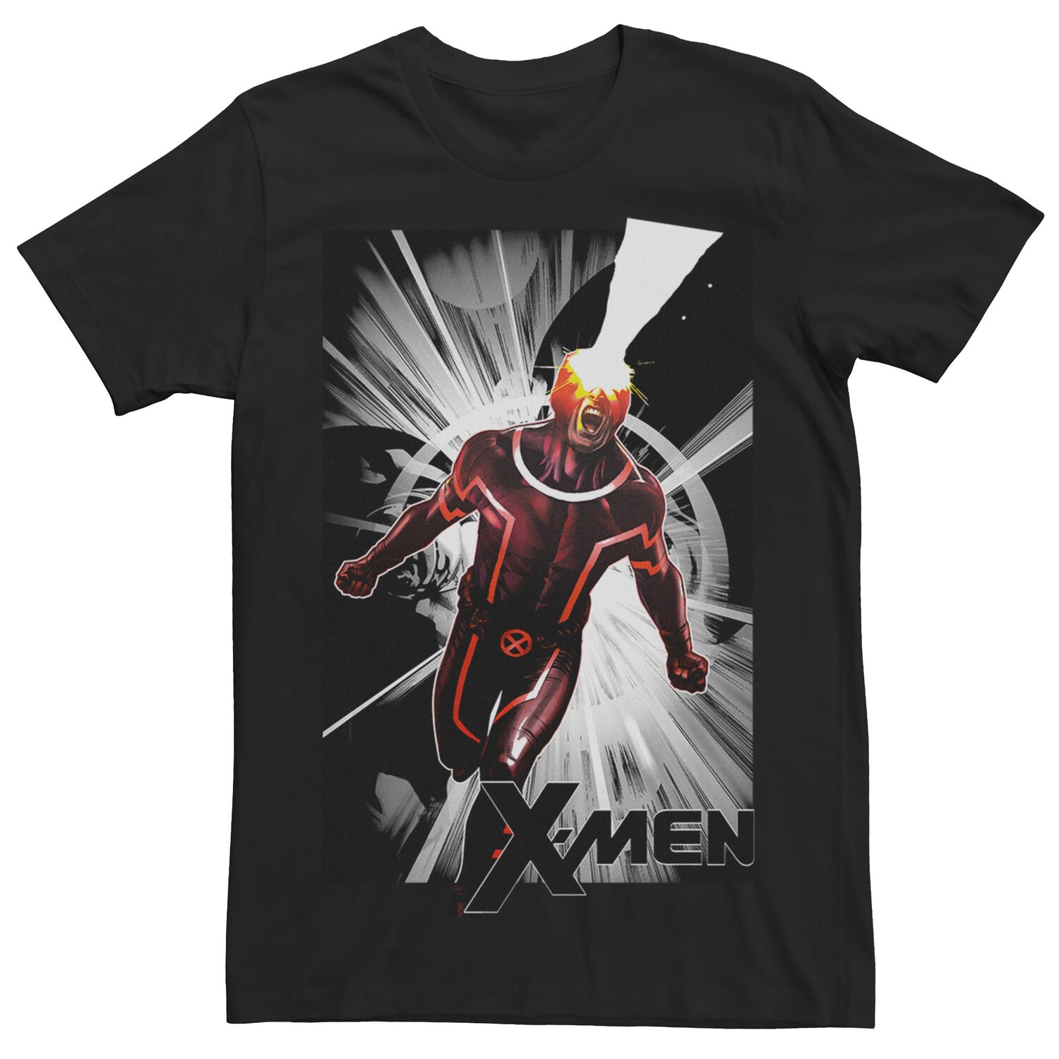 

Мужская футболка Marvel X-Men Leader Cyclops с рисунком Licensed Character