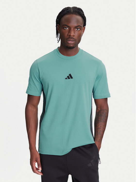 

Футболка обычного кроя Essentials 3-Stripes JX0732 Adidas, бирюзовый