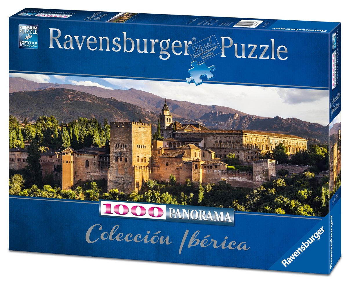 

Ravensburger, пазл, Панорама, Альгамбра, Гранада, 1000 шт.