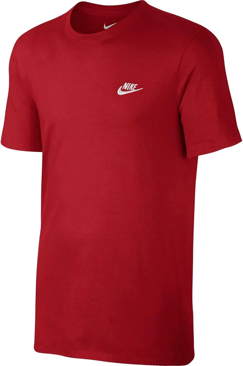 Футболка Nike Club Embroidered Futura мужская, цвет Sport Red/White, размер
