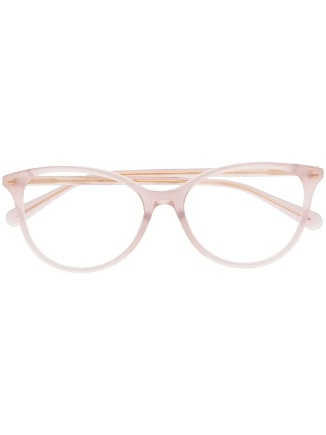 

Gucci Eyewear очки в прозрачной оправе 'кошачий глаз', розовый