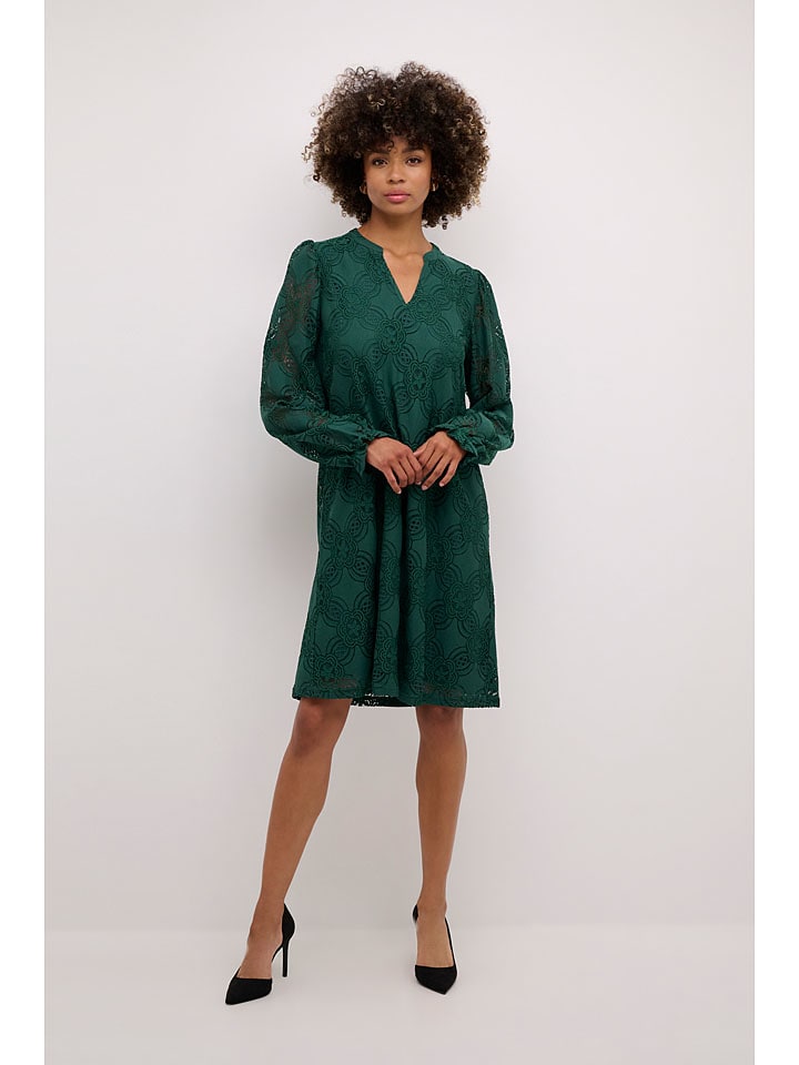 

CULTURE Платье "Олу" зеленого цвета