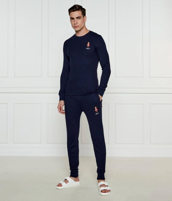 

Пижама мужская Polo Ralph Lauren с добавлением хлопка, синий