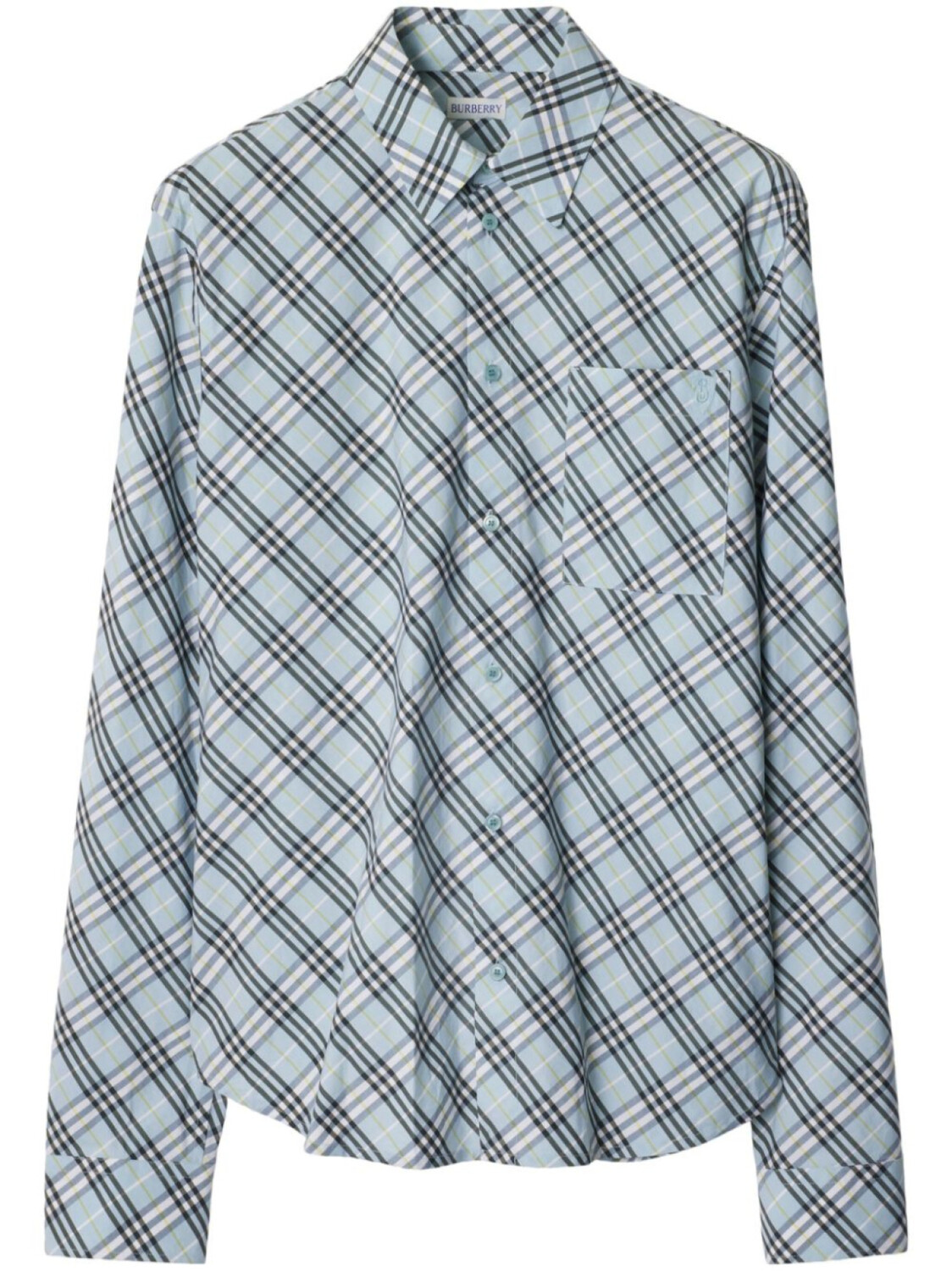 

Burberry рубашка в клетку, синий