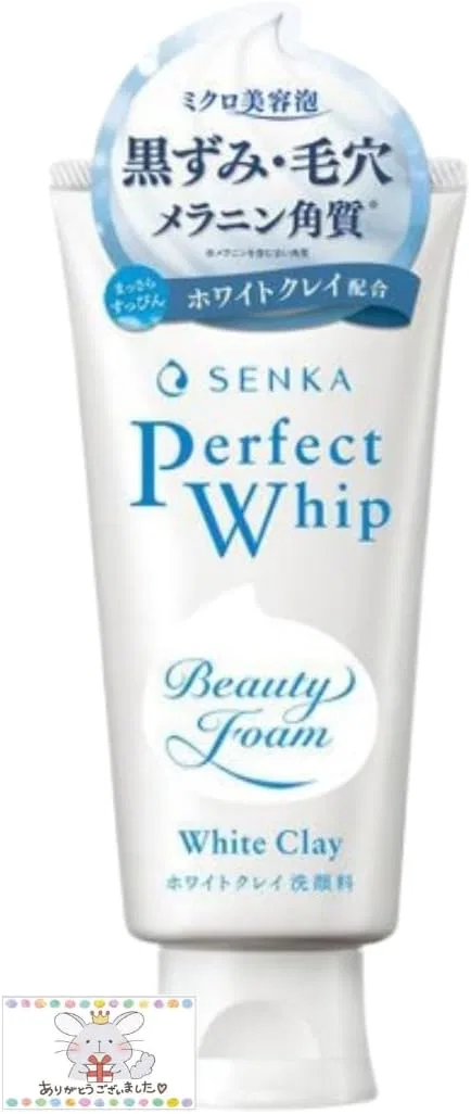 Пенка для умывания Senka — Дневной - Perfect Whip с белой глиной, 120 г