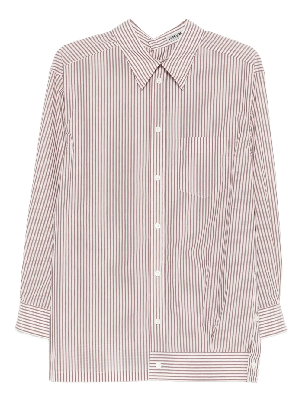 

Рубашка в полоску Issey Miyake, розовый