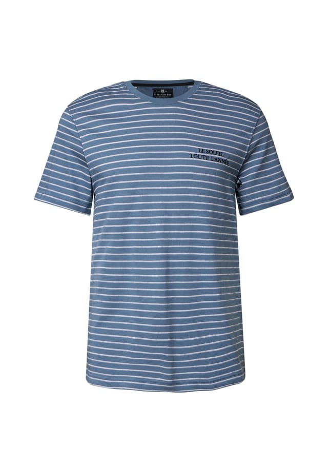 

Футболка с круглым вырезом Street One Men, синий