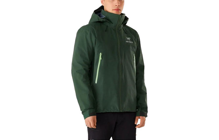

Arcteryx Ветровка мужская водонепроницаемая ветрозащитная дышащая износостойкая с водоотталкивающей пропиткой, Conifer Green/Conifer
