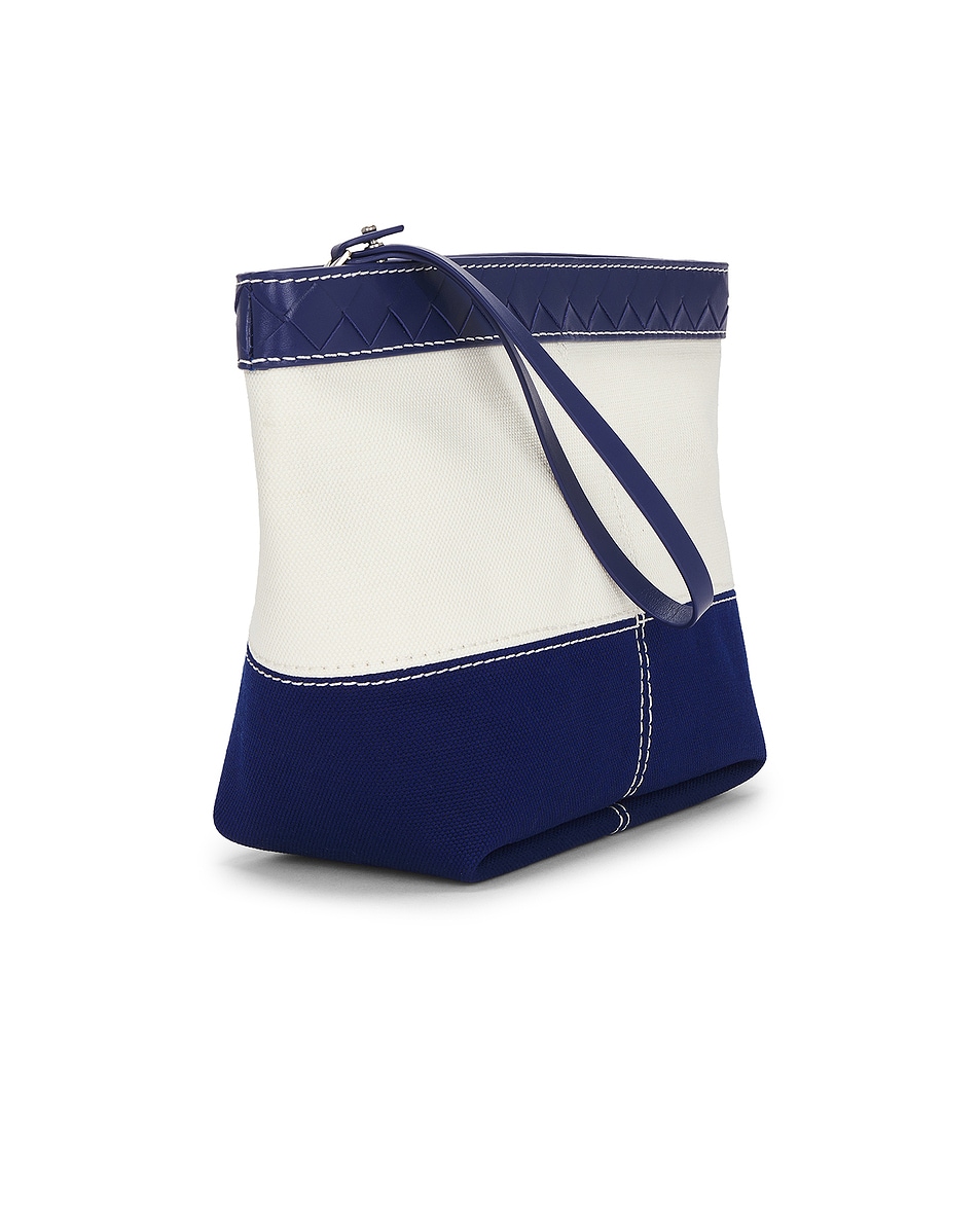 Средний кошелек Flip Flap Bottega Veneta, White, Cruise, & Gold — фото 4