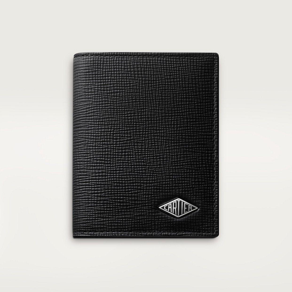 

Картхолдер Cartier Porte-cartes 4 cartes de crédit, Cartier Losange, черная зернистая телячья кожа