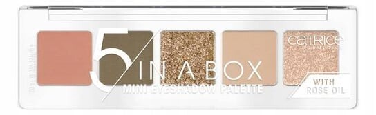 

Мини-палитра теней для век, 070 Elegant Khaki Look, 4 г Catrice 5 in a Box, нюд