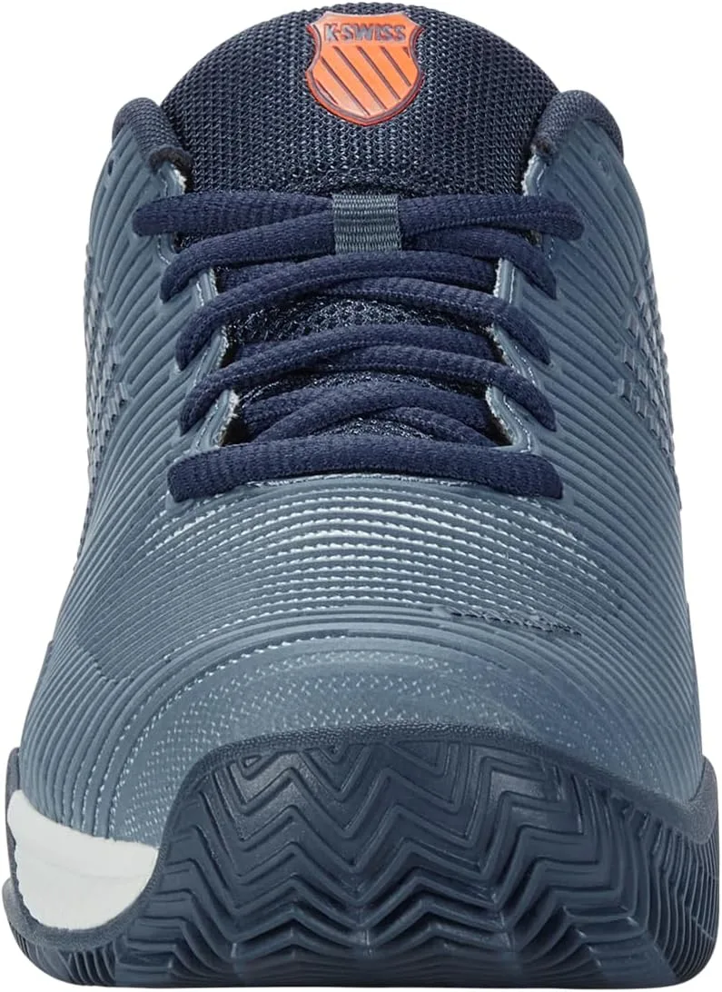 K-Swiss Мужские теннисные кроссовки Performance Hypercourt Express Hb - Highrise/Black/Neon Blaze — фото 4
