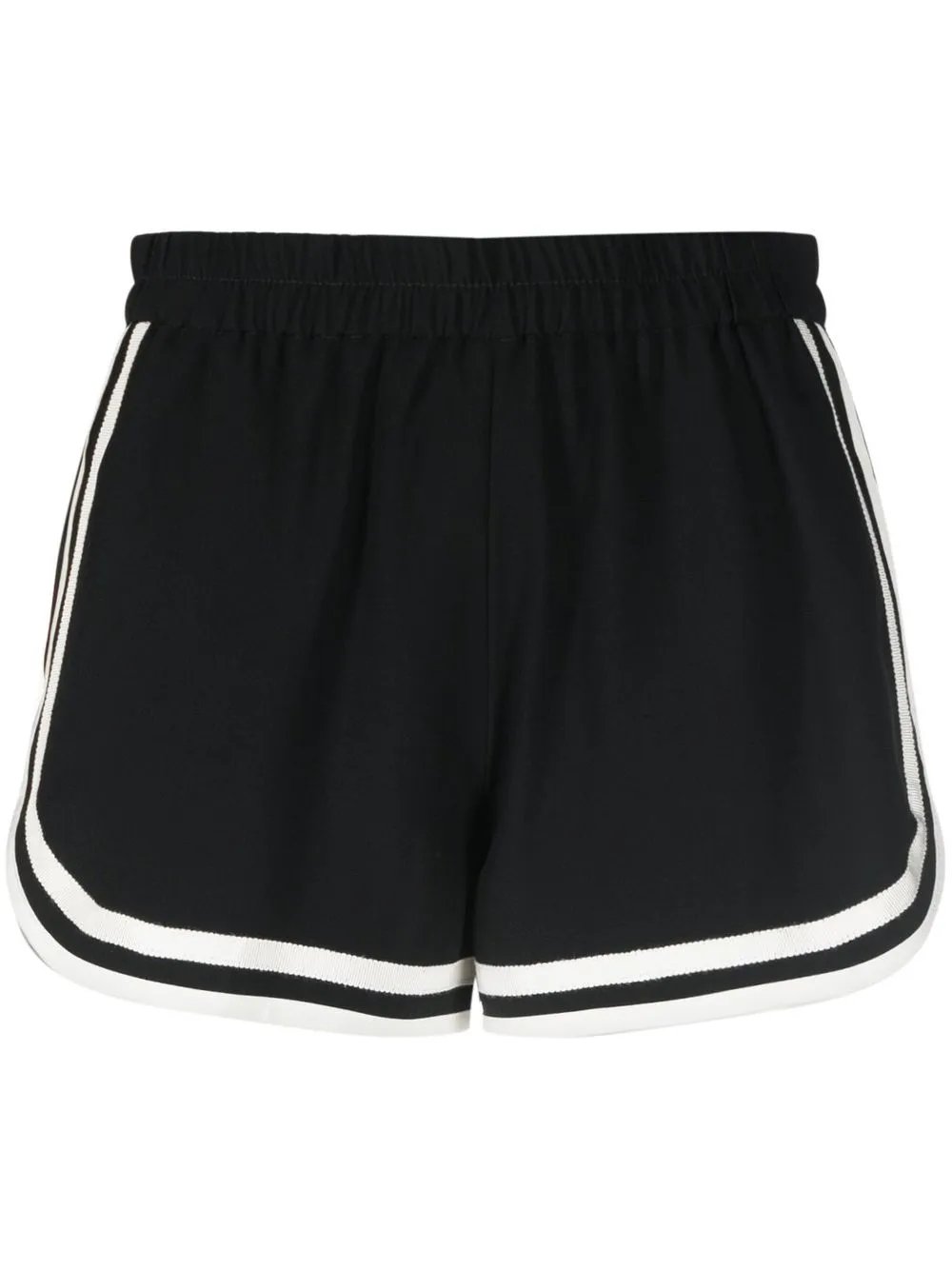 

Короткие шорты с контрастной отделкой Red Valentino, черный