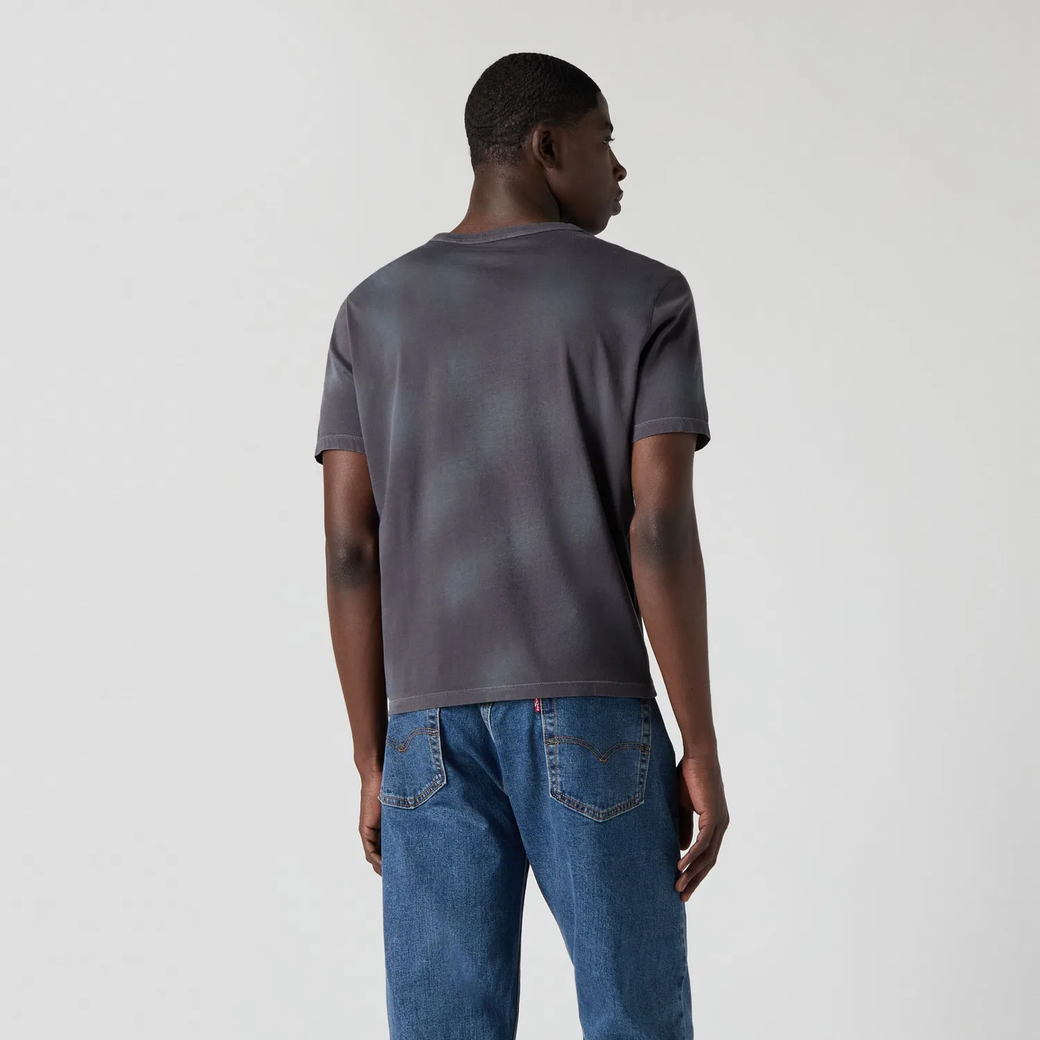 Футболка, окрашенная методом «засухи» Levi's, Black — фото 4