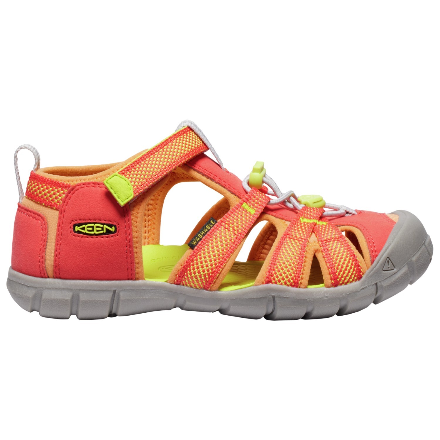 

Сандалии Keen Youth Seacamp II CNX, цвет Cayenne/Evening Primrose