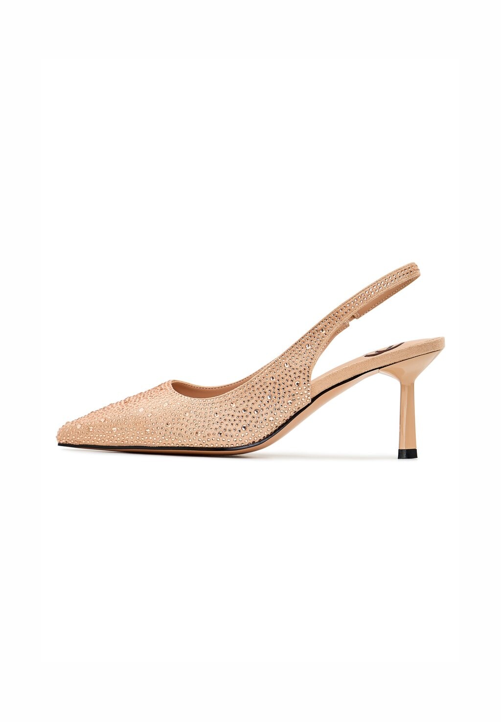 Туфли Stiletto Jewel Cesare Gaspari, золото — фото 4