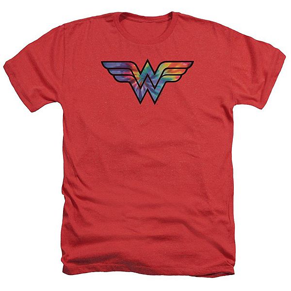 

Футболка Dc comics wonder woman tie dye logo adult heather Licensed Character