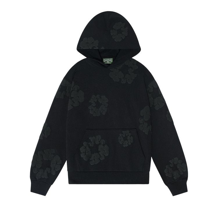 

Толстовка Denim Tears Mono Cotton Wreath Sweatshirt, Black