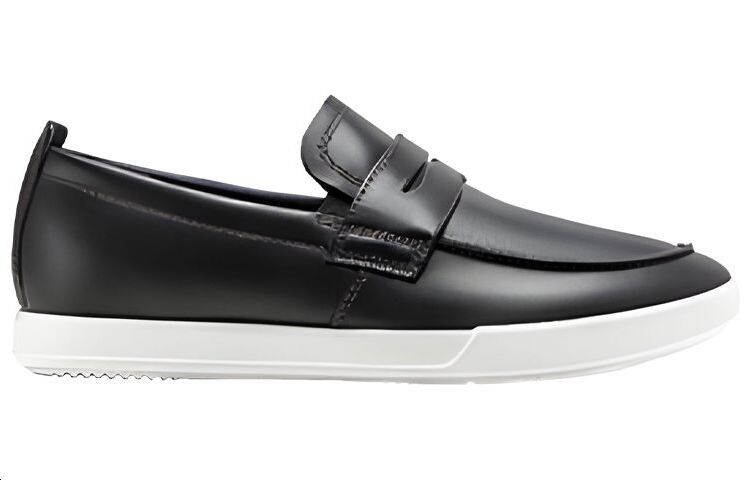 Мужские туфли Ecco Men's Casual Shoes Men Low-Top Black — фото 2