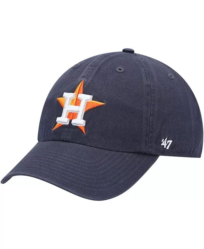 

Мужская темно-синяя регулируемая шляпа Houston Astros Heritage Clean Up '47 Brand