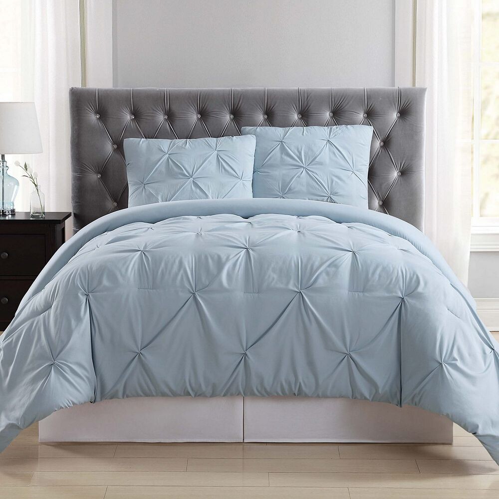

По-настоящему мягкий комплект плиссированных одеял Truly Soft, цвет Light Blue