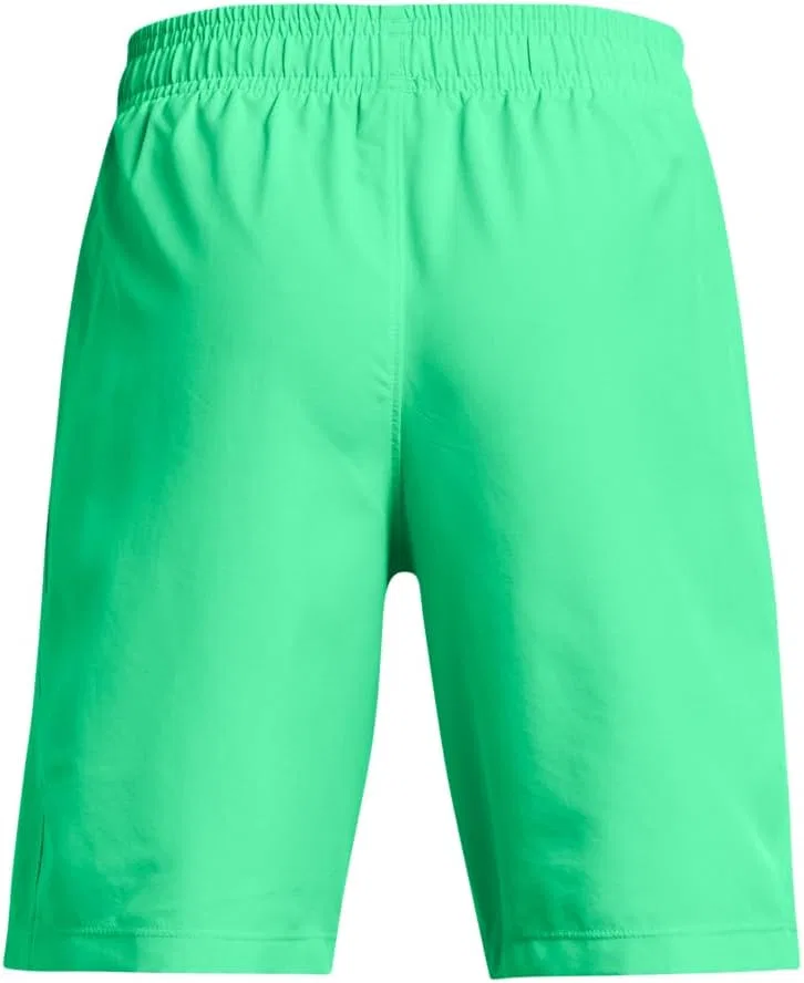 Детские шорты Under Armour Performance Woven Shorts, (299) Vapor Green//Black — фото 2