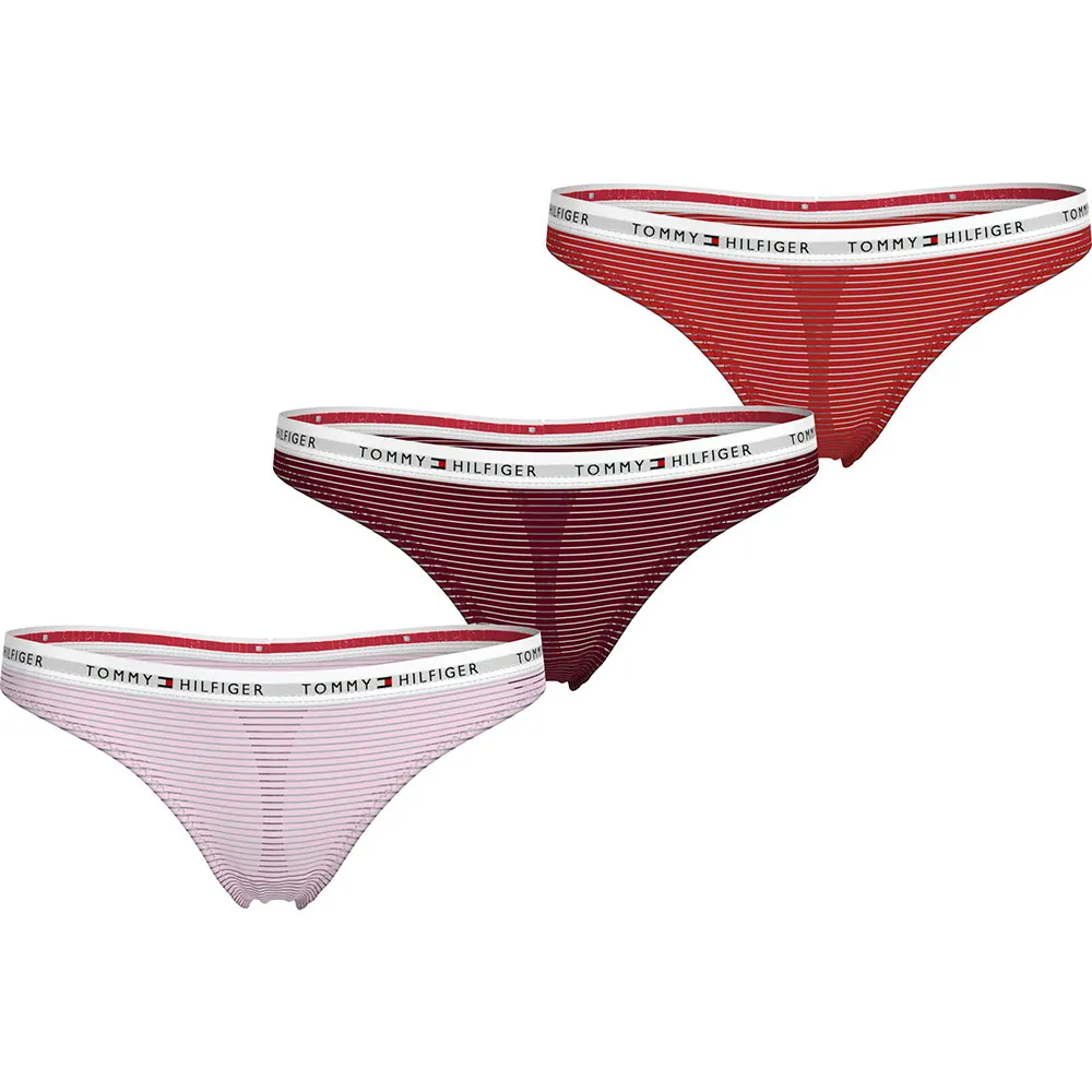 

Стринги Tommy Hilfiger Mesh 3 units, розовый