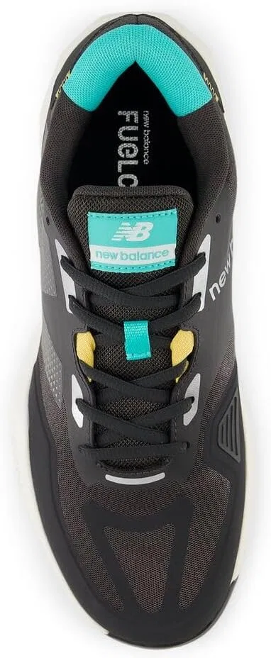 Мужские теннисные кроссовки New Balance, цвет Black Cement/Cyber Jade/Clementine