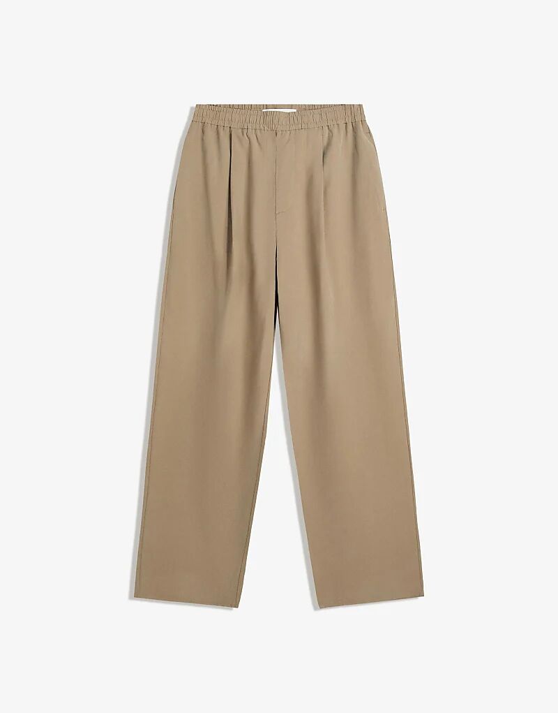 

Брюки Bershka Jogger мешковатые бежевого цвета