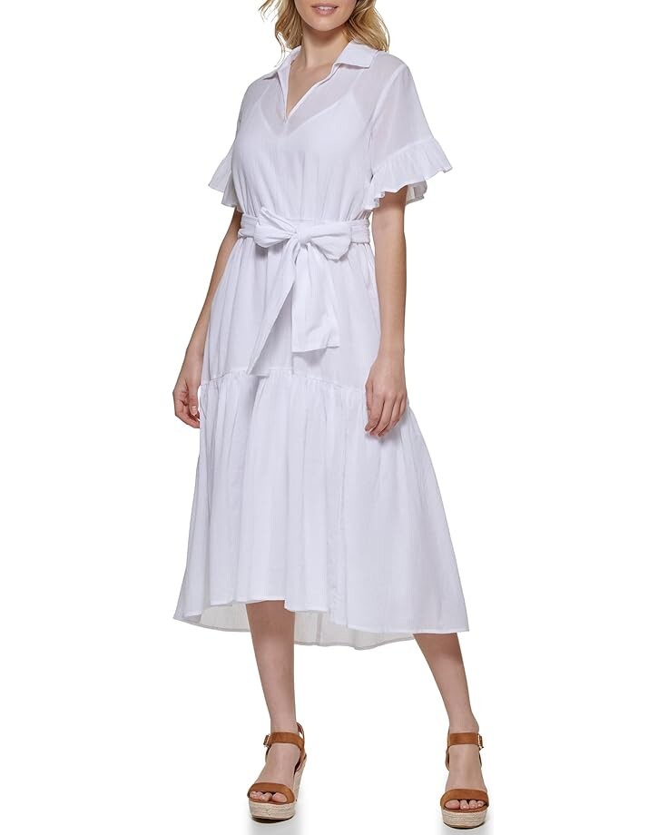 

Платье Tommy Hilfiger Maxi Dress, цвет Bright White