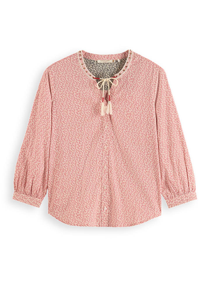 

Блузка Scotch & Soda, цвет rosa/beige