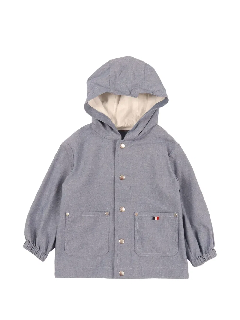 Куртка Nur Chambray с капюшоном Moncler Enfant, синий