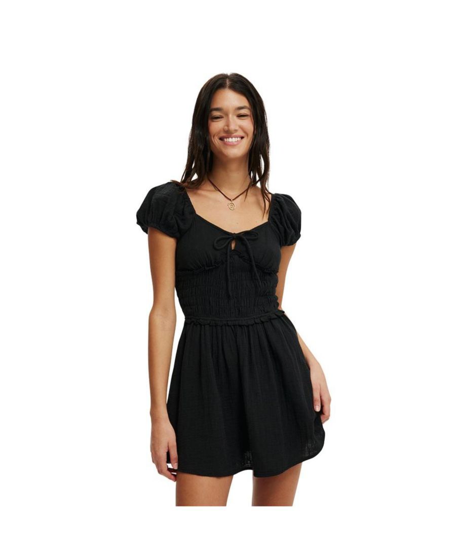 

Женское мини-платье Charlie с открытой спиной COTTON ON, Black