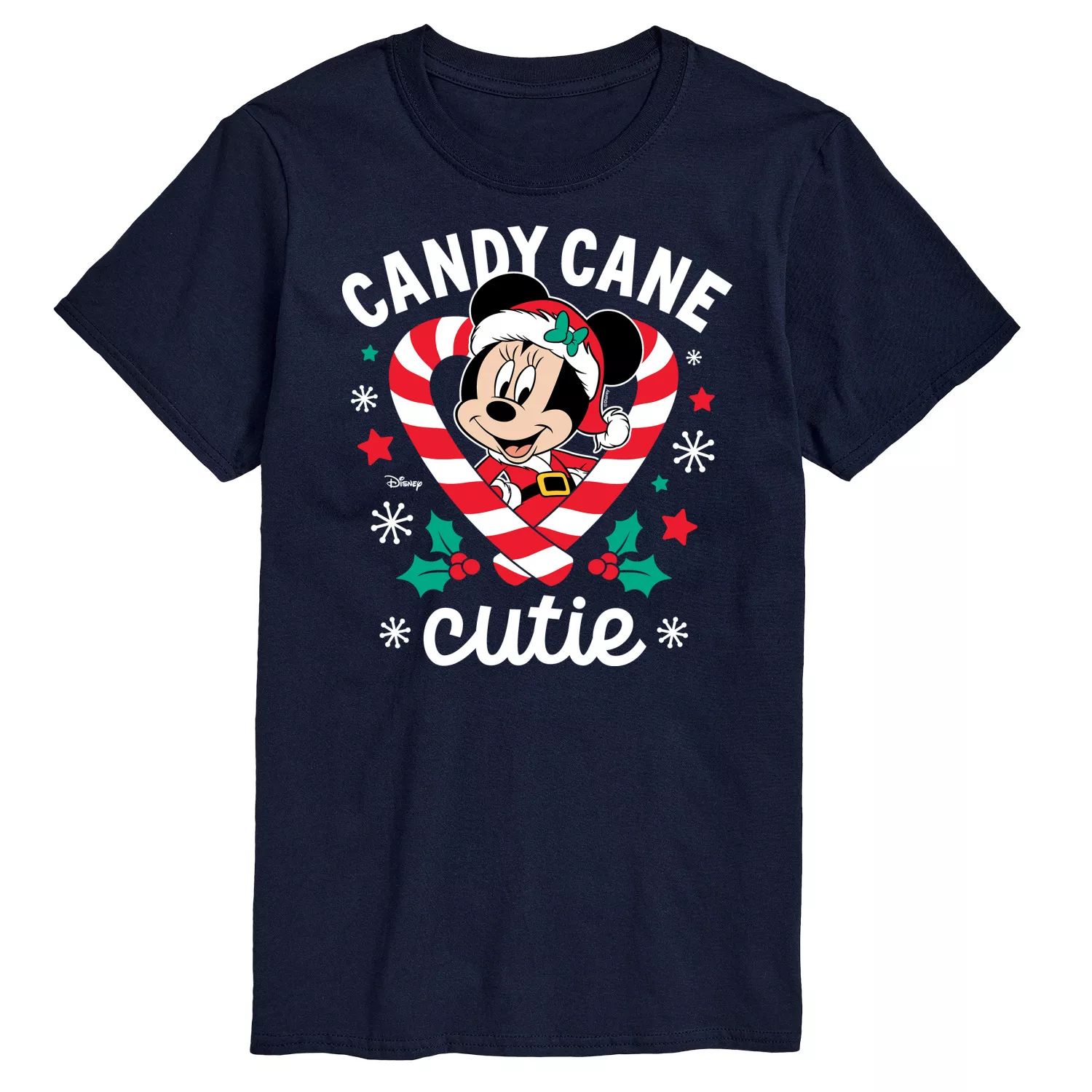 

Футболка's Big & Tall Minnie Candy Cane Cutie с рисунком Disney, синий