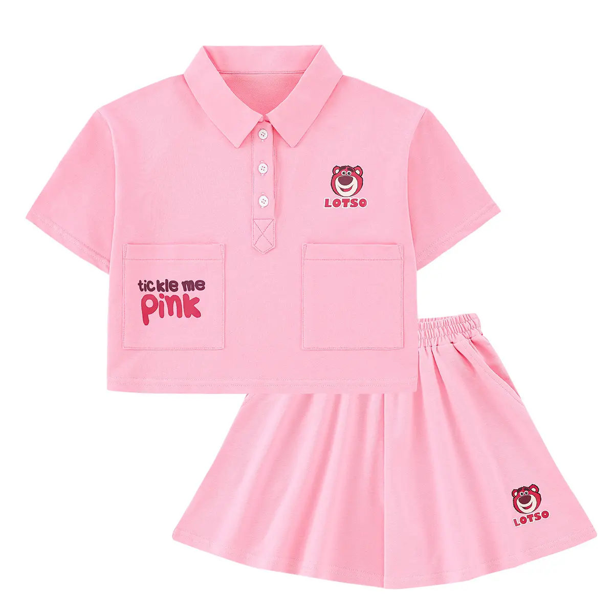 

Disney Повседневный спортивный костюм розовый для детей 3-7 лет