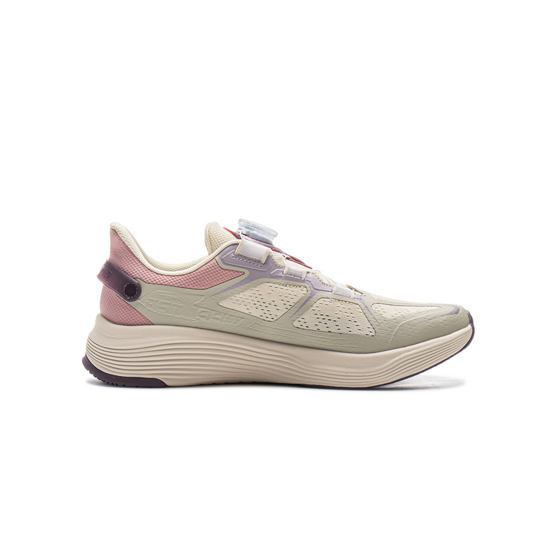 LINING YOUNG Детские кроссовки Qinyi V2 Breathable Low Top для повседневной носки, дымчато-розовые, для подростков — фото 2