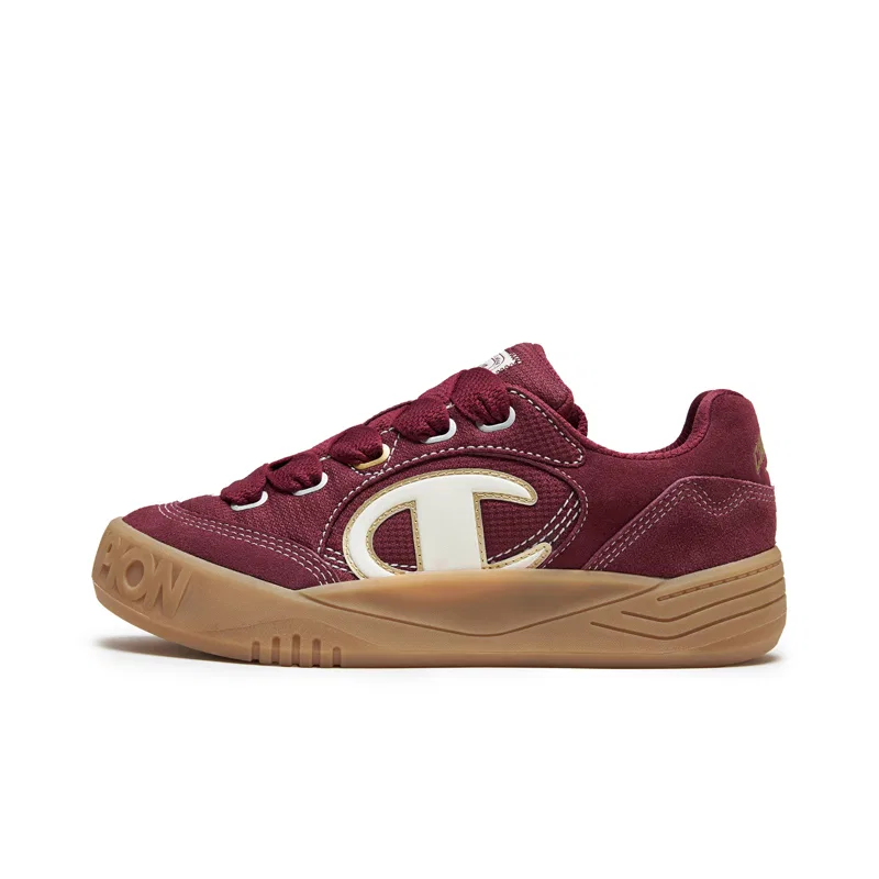 Кроссовки скейтбордические Champion Saddle Red/Milk White