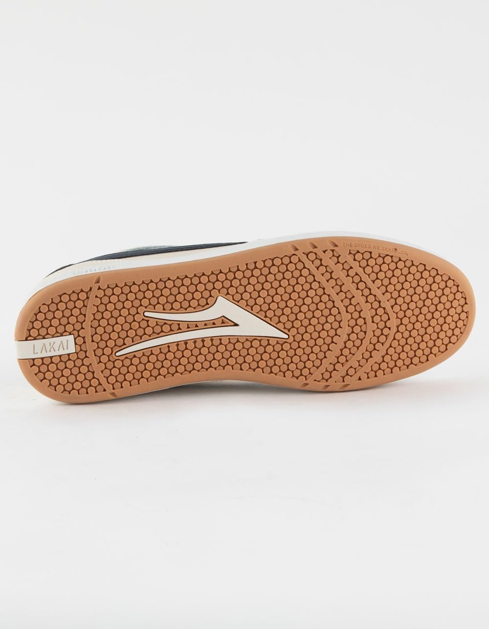 Мужские скейтерские кроссовки Lakai Telford Low - классические низкие кеды, синий/кремовый — фото 2
