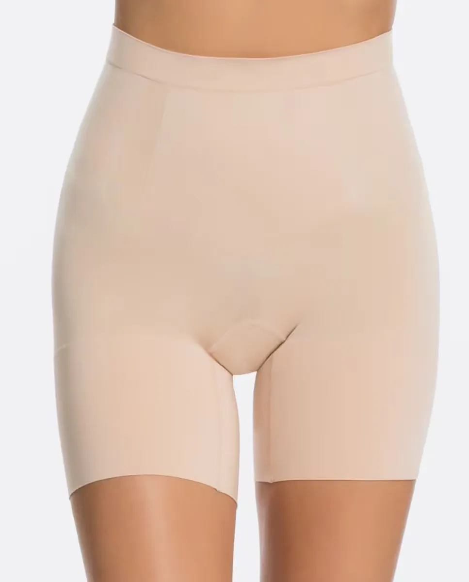 

Брюки с бесшовным поясом Spanx, бежевый