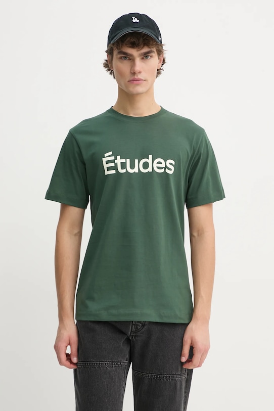 

Хлопковая футболка Études Studio, зеленый