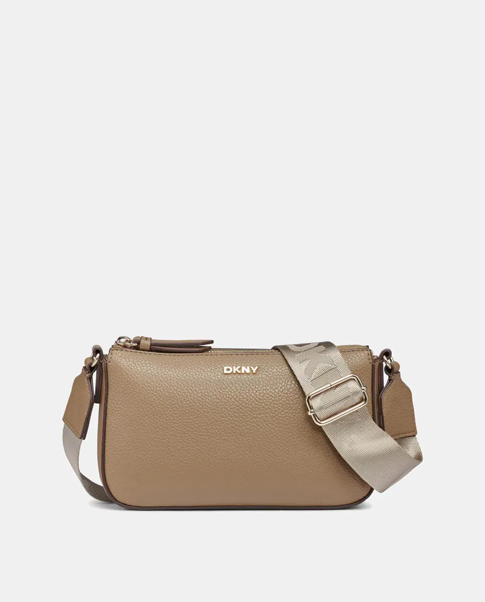 

Сумка Bandolera Bryant с длинной ручкой и застежкой-молнией DKNY, цвет Crudo