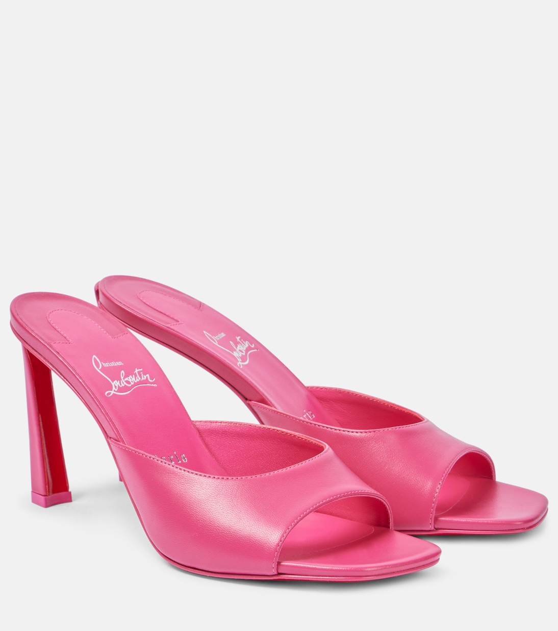 Кожаные мюли Condora 85 Christian Louboutin, Pinup