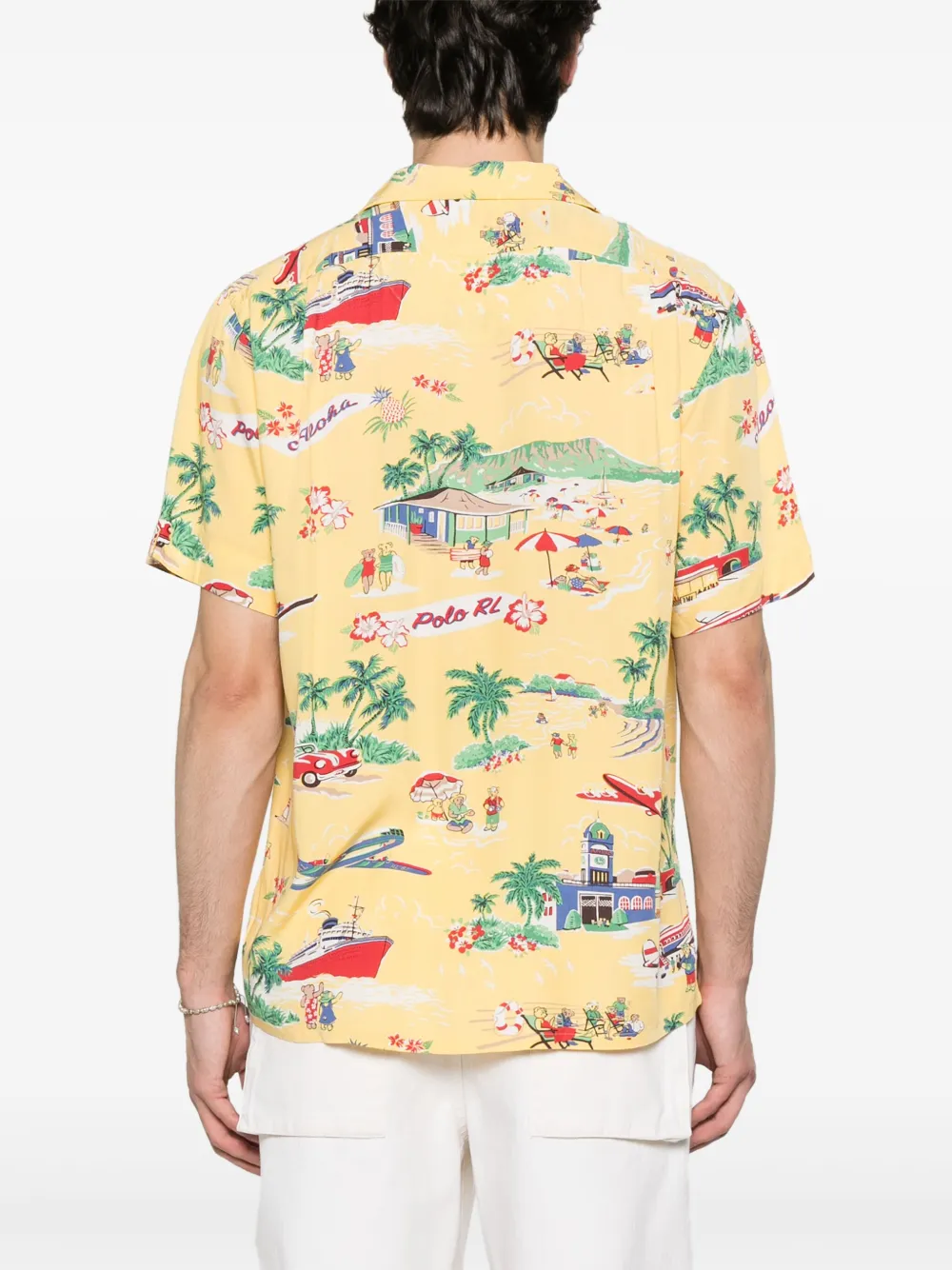 Рубашка Polo Bear POLO RALPH LAUREN, желтый — фото 4