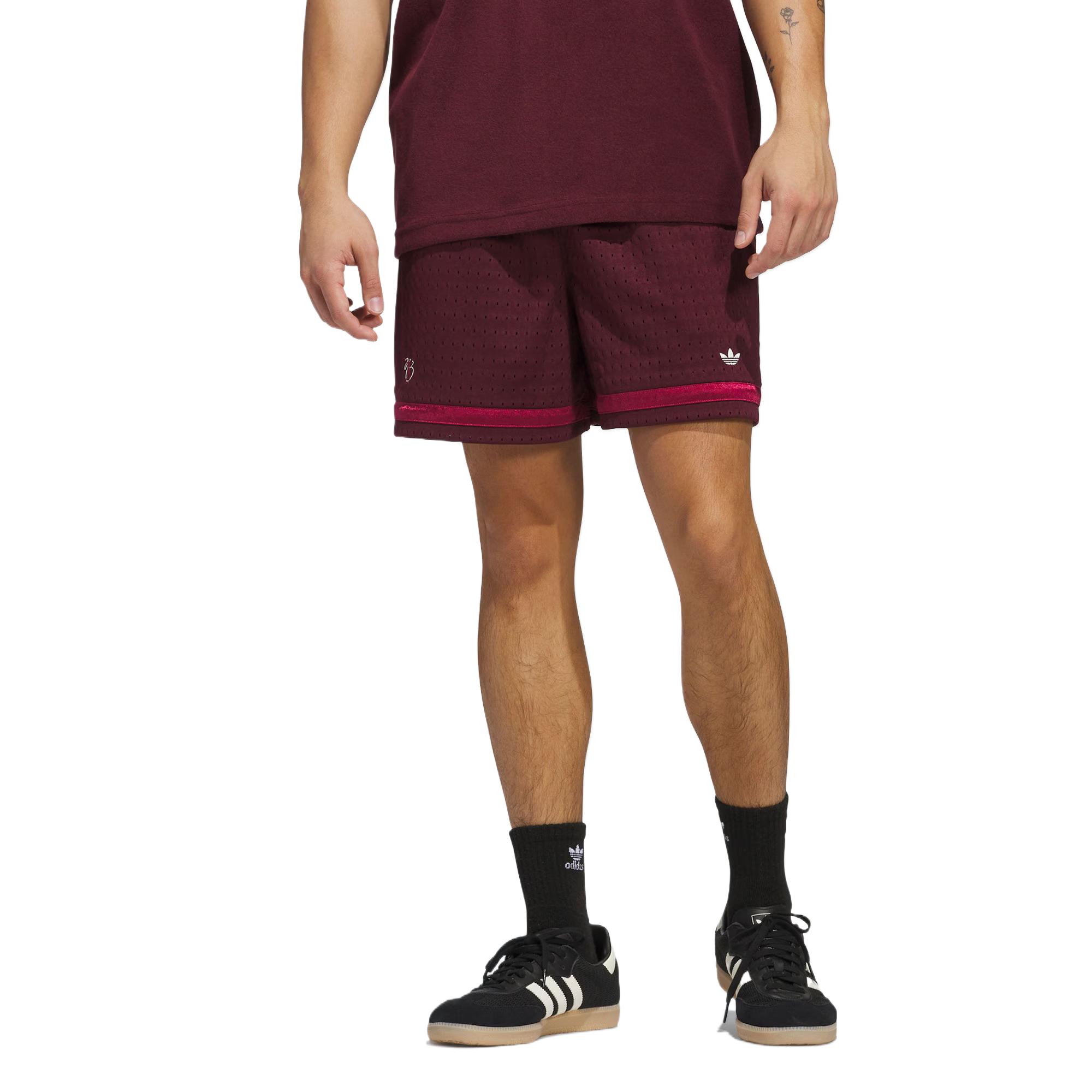 Adidas доставка с AdiClub Jude Bellingham трикотажные шорты Adidas Originals, фиолетовый — фото 3