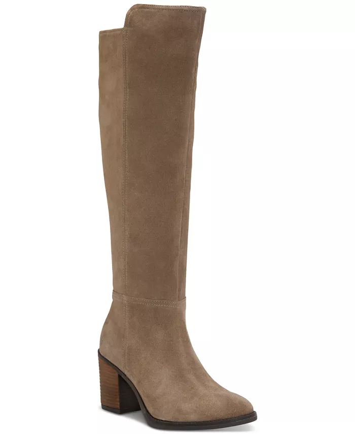 Женские высокие сапоги Bonnay Extra Wide Calf с широким голенищем Lucky Brand, серый