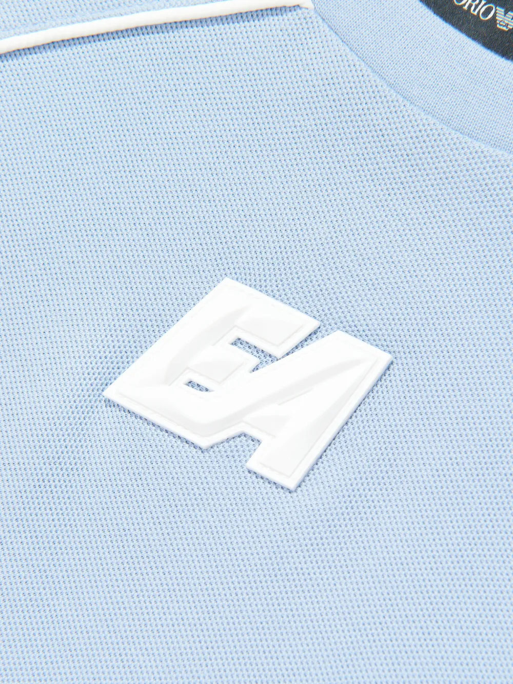 Футболка с круглым вырезом Emporio Armani Kids, синий — фото 4