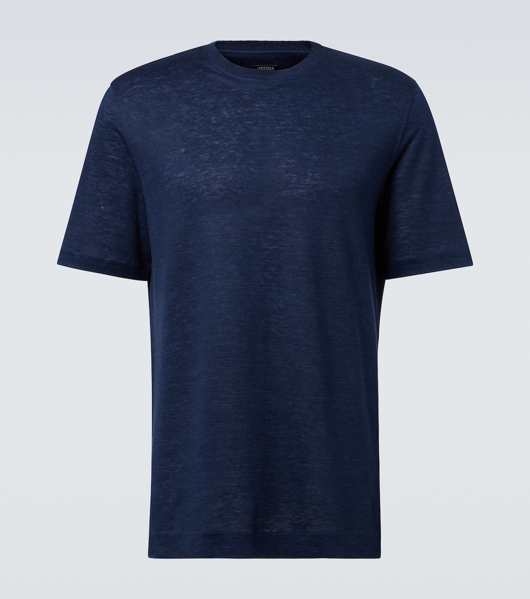 

Льняная футболка Zegna, Navy Zegna
